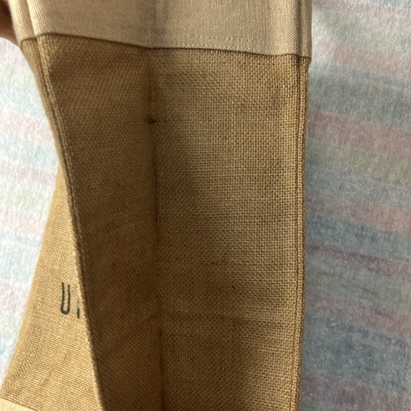 Jute Fiber Market Tote Bag Atlanta GA Shopping Bag Overnight Weekend Carry All - Picture 4 of 8